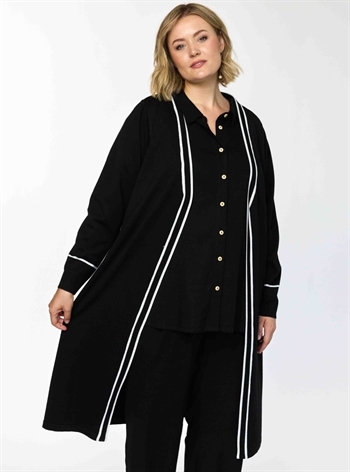 Gozzip - Kaisa Cardigan, Sort